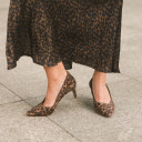 Sica szpilki, cętki welur