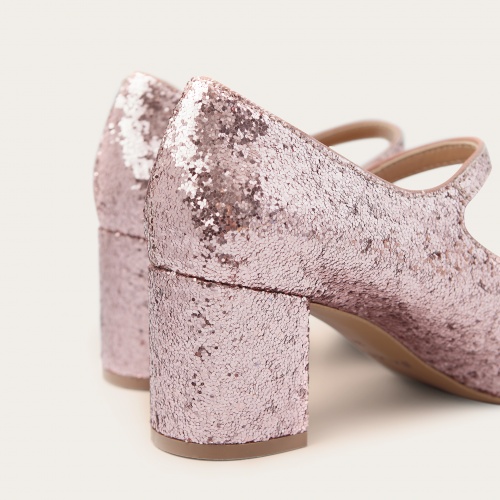 Dora High Heels, pink glitter | Balagan Studio