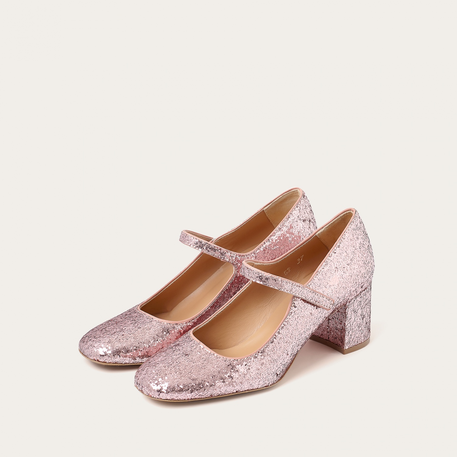  Dora High Heels, pink glitter-5 