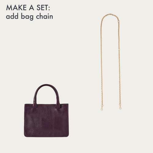 Alexa Bag M, burgundy | Balagan Studio