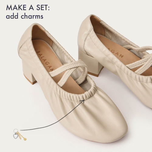 Charms Heels, beige | Balagan Studio