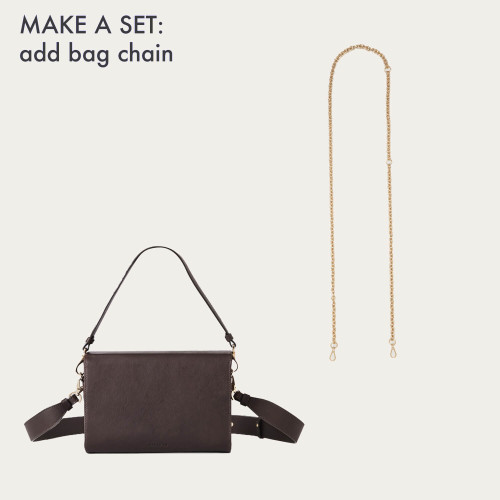 Gala Bag M, dark chocolate OUTLET | Balagan Studio