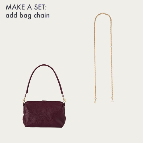 Rofe Bag L, burgundy | Balagan Studio