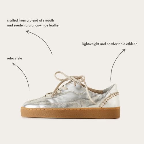 Aluf sneakersy, srebrny | Balagan Studio