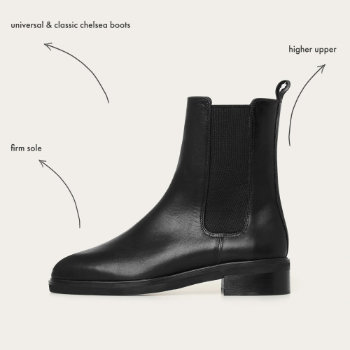 Arava Chelsea Boots, black rustic | Balagan Studio