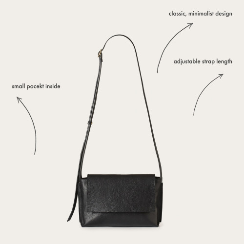 Ashley Bag S, black | Balagan Studio