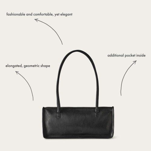 Baguette Bag M, black | Balagan Studio