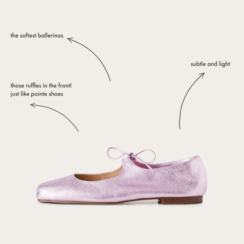 Batsheva Ballerina, metallic pink | Balagan Studio