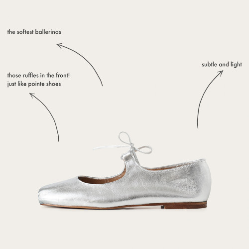 Batsheva Ballerina, silver | Balagan Studio