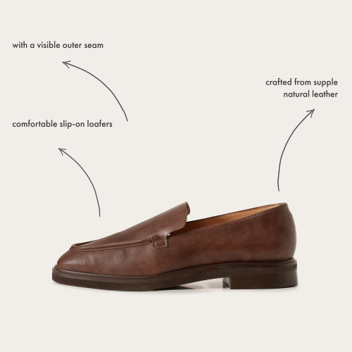 Camila Flats, brown | Balagan Studio