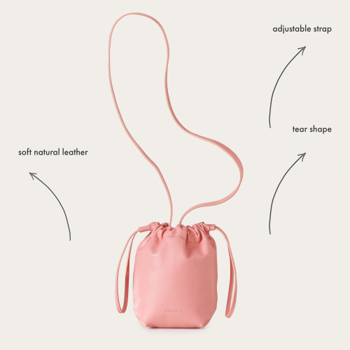 Dima torebka S, różowy | Balagan Studio