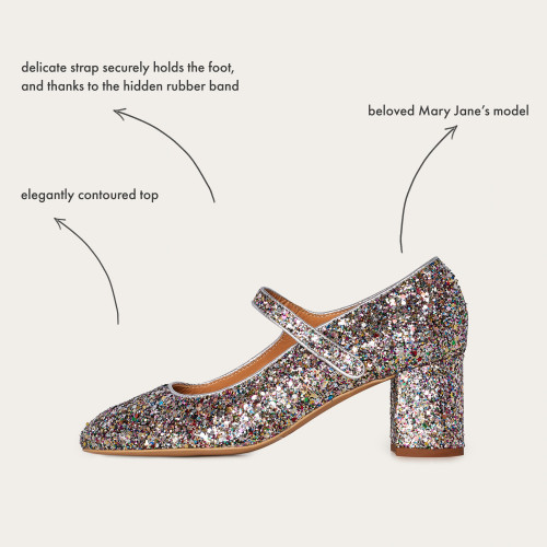 Dora High Heels, confetti | Balagan Studio