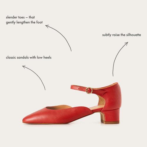 Forte Heels, marsala | Balagan Studio