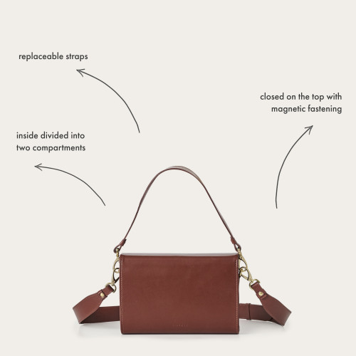 Gala Bag M, maroon OUTLET | Balagan Studio