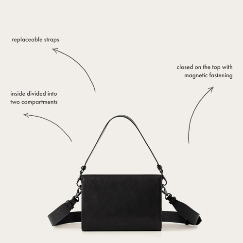 Gala Bag M, black OUTLET | Balagan Studio