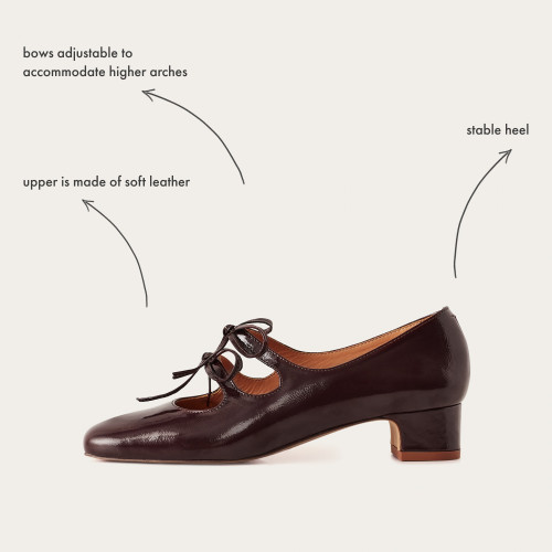 Greta Heels, glossy bordo | Balagan Studio