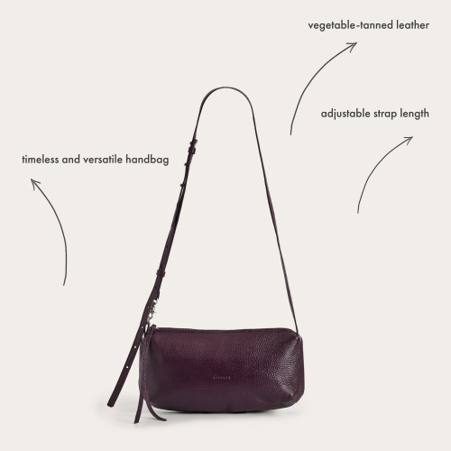 Marianne Bag M, burgundy | Balagan Studio