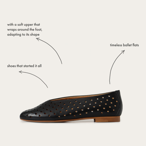 Opera Ballerina, black openwork pattern| Balagan Studio