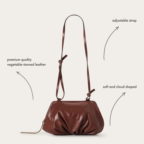 Plis Bag M, chestnut | Balagan Studio