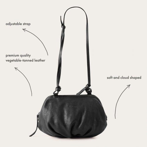 Plis torebka M, czarny | Balagan Studio