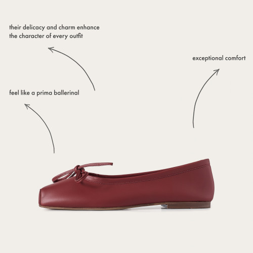 Prima baleriny, bordowy | Balagan Studio