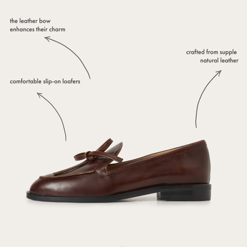 Raphael Flats, brown rustic| Balagan Studio