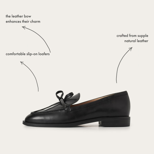 Raphael Flats, black rustic| Balagan Studio