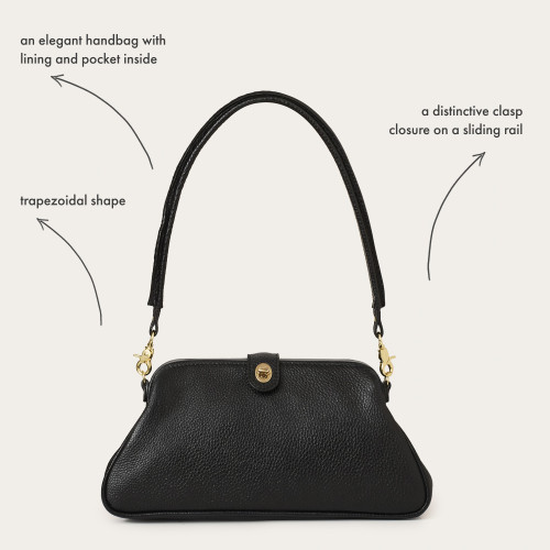 Rofe Vintage Bag M, black | Balagan Studio