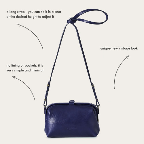 Rofe torebka S, kobaltowy | Balagan Studio