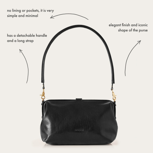 Rofe Bag L, glossy black | Balagan Studio