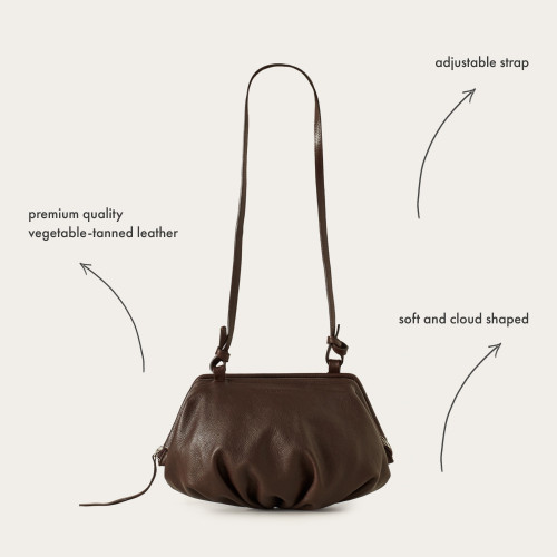 Plis Bag M, deep brown | Balagan Studio