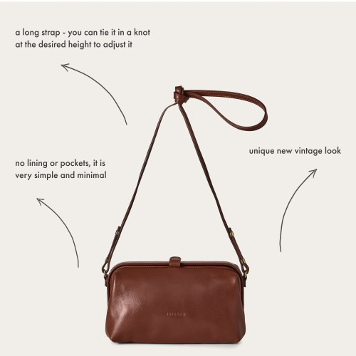 Rofe Bag M, chestnut OUTLET | Balagan Studio