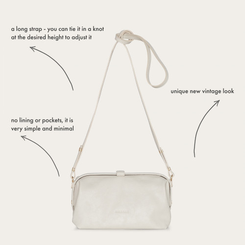 Rofe Bag M, ivory OUTLET | Balagan Studio