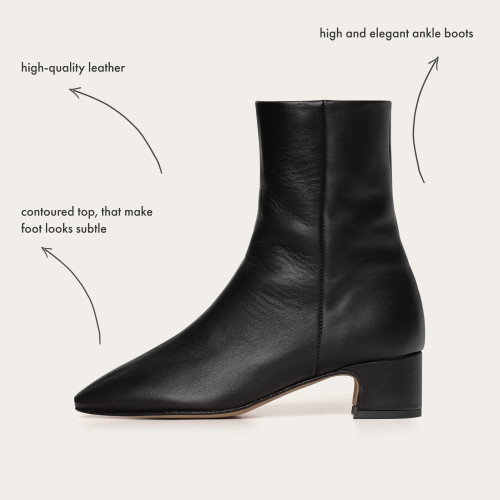 Stav Boots, black OUTLET | Balagan Studio
