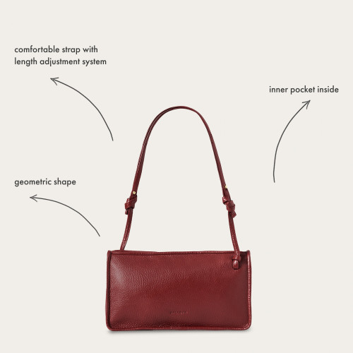 Suzanne Bag M, claret | Balagan Studio