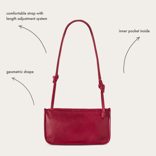Suzanne Bag S, red | Balagan Studio