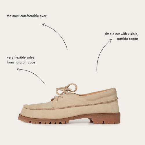 Tefer Flats, bright nubuck | Balagan Studio