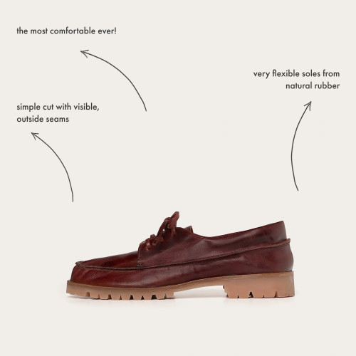 Tefer Flats, brown rustic OUTLET | Balagan Studio