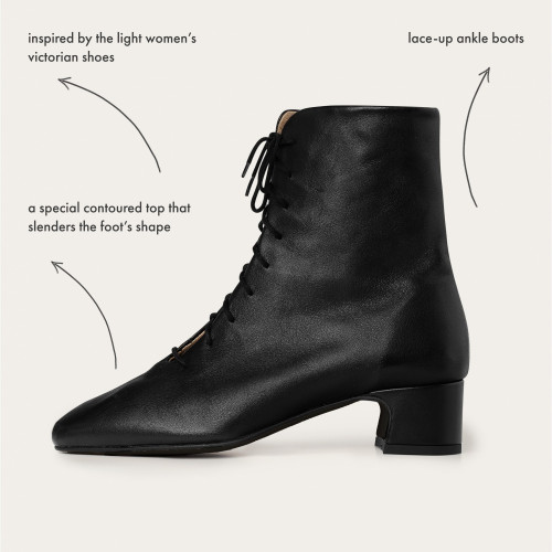 Victoria Boots, black | Balagan Studio