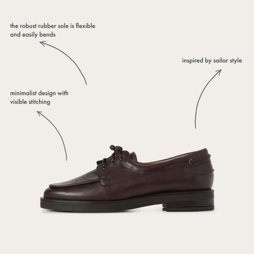 Yacht Flats, deep brown | Balagan Studio