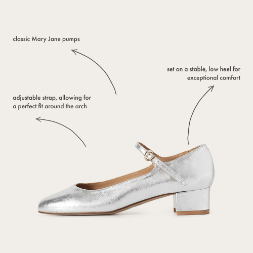 Yafa Heels, silver | Balagan Studio