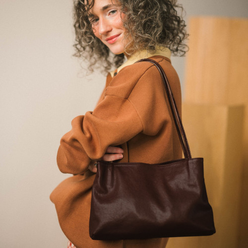 Eva torebka M, ciemny brąz | Balagan Studio