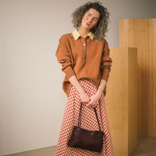 Eva Bag M, deep brown | Balagan Studio