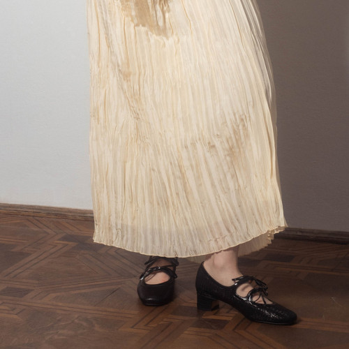 Greta Heels, black lizard | Balagan Studio