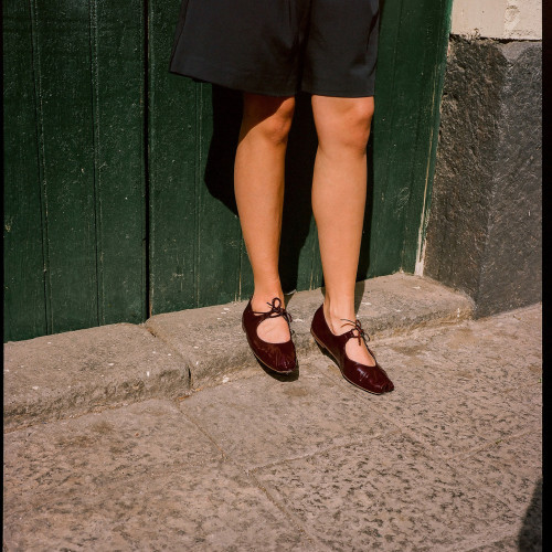 Batsheva Ballerina, glossy bordo | Balagan Studio