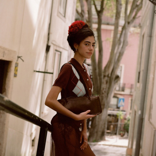 Baguette torebka M, ciemny brąz | Balagan Studio