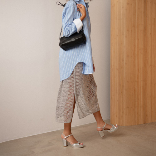 Bianca Sandals, silver | Balagan Studio