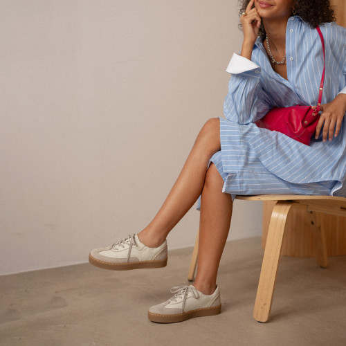 Aluf sneakers, ivory| Balagan Studio