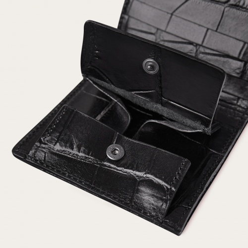Adon wallet, black croce | Balagan Studio