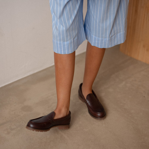 Adam Flats, brown rustic | Balagan Studio